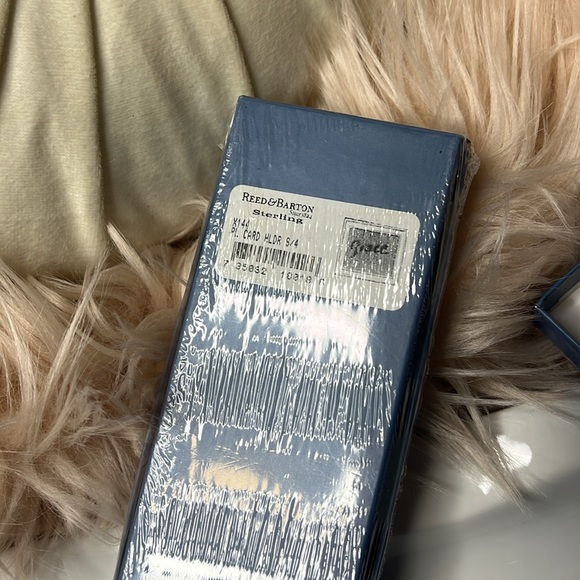 REED & BARTON STERLING SILVER PLACE CARDS - Picture 6 of 8